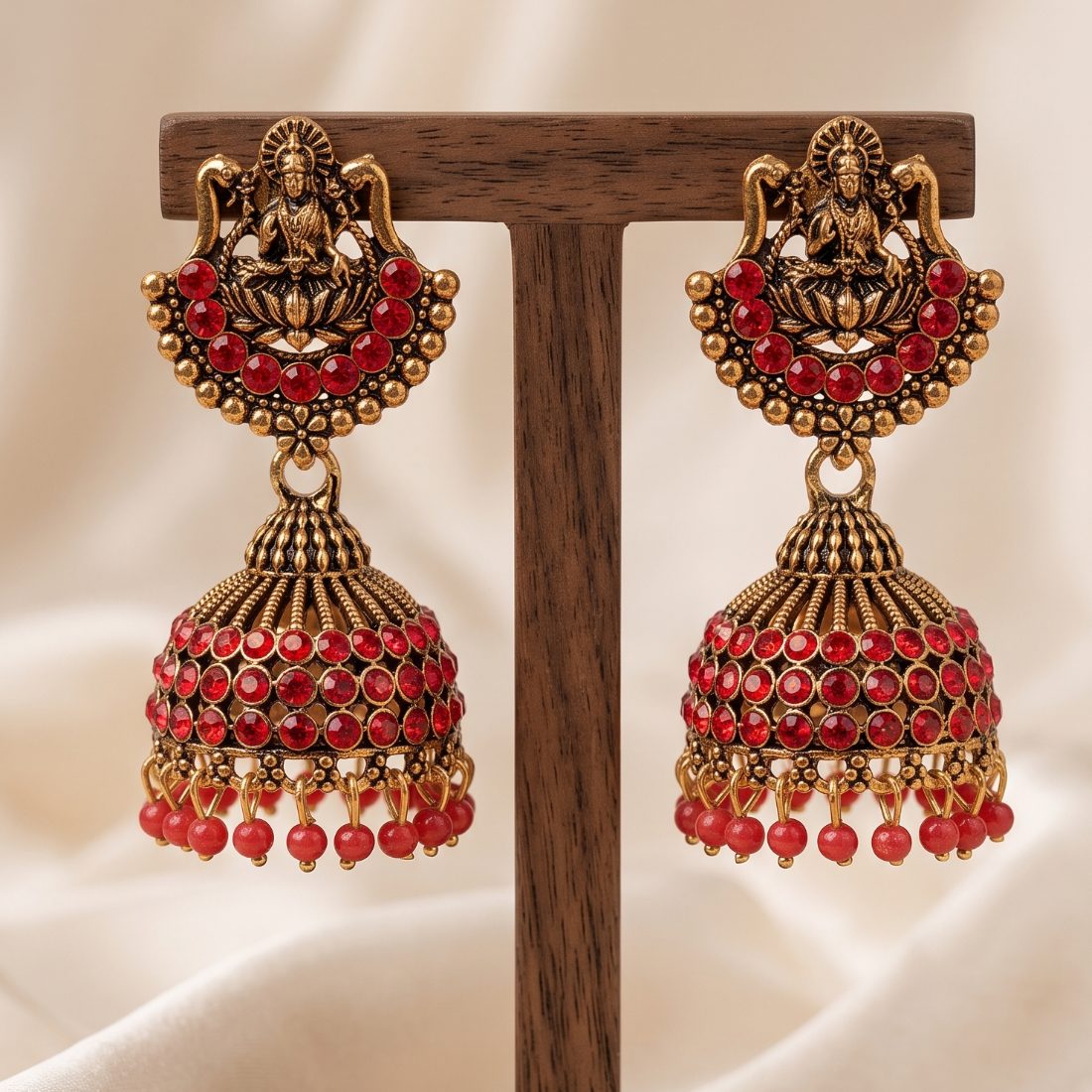 Kala Jhumka - Red